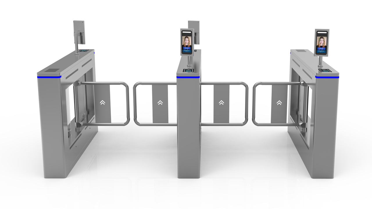 实名制人脸识别闸机,身份证人脸识别速通门,二代证摆闸-路可路美